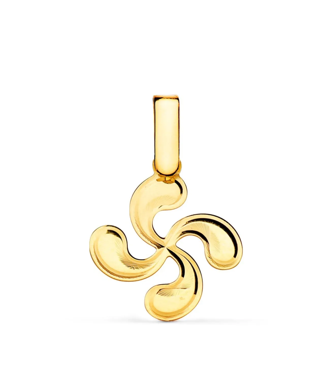 Colgante Lauburu Oro Amarillo 18K 15 Mm<Alda Joyeros Online