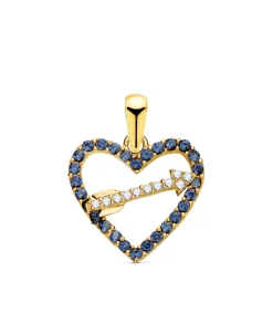 Colgante Love Arrow Oro Amarillo 18K Azul<Alda Joyeros Flash Sale