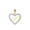 Colgante Love Mum Oro Bicolor 18K Circonitas<Alda Joyeros Cheap