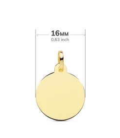 Colgante Maman Je T'Aime Oro 9K 16Mm<Alda Joyeros Best Sale