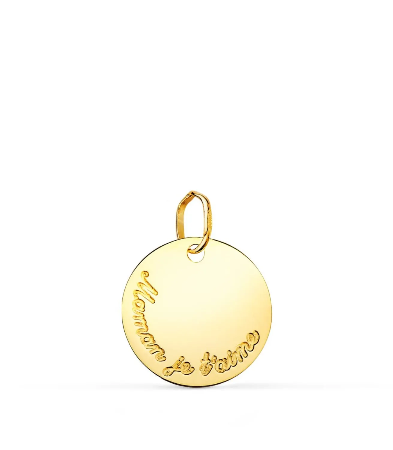 Colgante Maman Je T'Aime Oro 18K 15Mm<Alda Joyeros Online