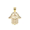 Colgante Mano De Fatima Hamsa Oro 18K 20 Mm<Alda Joyeros Sale