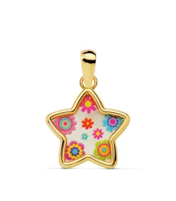 Colgante Niña Aloha Oro 18K Estrella 12Mm<Alda Joyeros Cheap
