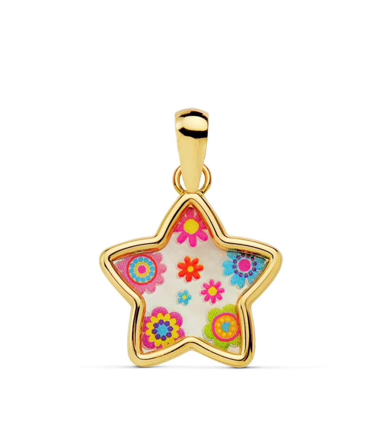 Colgante Niña Aloha Oro 18K Estrella 12Mm<Alda Joyeros Cheap