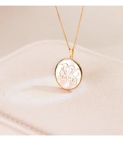 Colgante Nino Y Niña Mama Oro 18K Nacar<Alda Joyeros New
