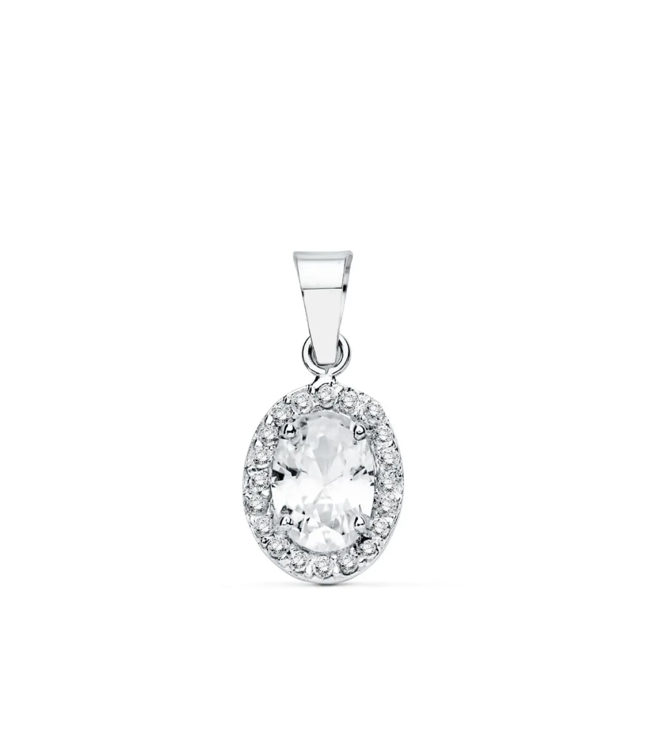 Colgante Oro Blanco Alessia Circonita 18 Ktes<Alda Joyeros Flash Sale