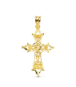 Colgante Oro 18K Cruz Filigrana 37 Mm<Alda Joyeros Best Sale