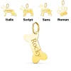 Colgante Personalizado Hueso Perro Oro 18K<Alda Joyeros Store