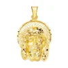 Colgante Rostro Cristo Aureola Oro 18K 31Mm<Alda Joyeros Hot
