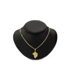 Colgante Rostro Cristo Cruz Oro 18K 30 Mm<Alda Joyeros Sale