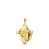 Colgante Rostro Cristo Cruz Oro 18K 26Mm<Alda Joyeros Best Sale