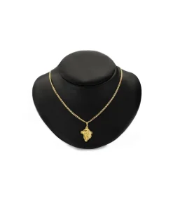Colgante Rostro Cristo Cruz Oro 18K 26Mm<Alda Joyeros Best Sale