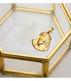 Colgante Rostro De Cristo Oro 18K 20Mm<Alda Joyeros Sale