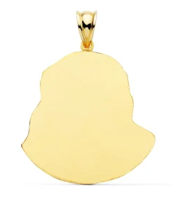 Colgante Rostro De Cristo Oro 18K 30Mm<Alda Joyeros Online