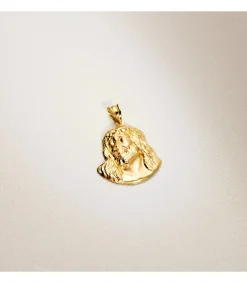 Colgante Rostro De Cristo Oro 18K 30Mm<Alda Joyeros Online