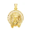 Colgante Rostro De Cristo Orla Oro 18K 29Mm<Alda Joyeros Sale