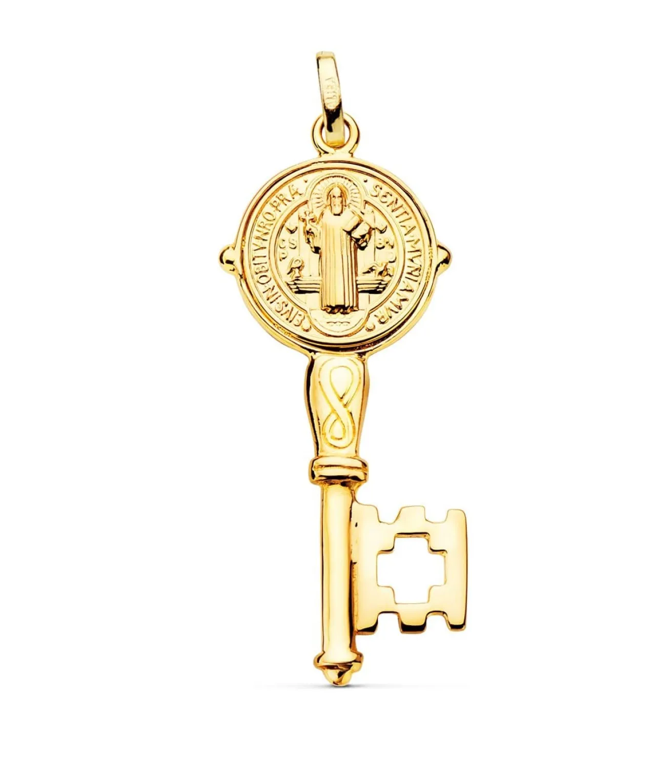 Colgante San Benito Monje Llave Oro 18K<Alda Joyeros Flash Sale