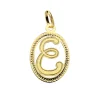 Colgante Tallado Letra E Oro Amarillo 18 Kts 18 Mm<Alda Joyeros Best Sale