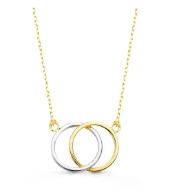 Collar Alianzas Entrelazadas Oro Bicolor 18K<Alda Joyeros Discount