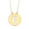Collar Letra C Inicial Oro Amarillo 18K 42Cm<Alda Joyeros Flash Sale
