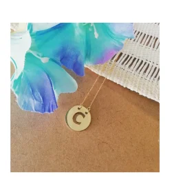 Collar Letra C Inicial Oro Amarillo 18K 42Cm<Alda Joyeros Flash Sale