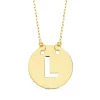 Collar Letra L Inicial Oro Amarillo 18K 42Cm<Alda Joyeros Cheap