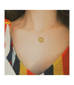 Collar Letra M Inicial Oro Amarillo 18K 42Cm<Alda Joyeros Cheap