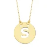 Collar Letra S Inicial Oro Amarillo 18K 42Cm<Alda Joyeros Cheap