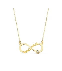 Collar Mama Infinito Oro Amarillo 9K<Alda Joyeros Online