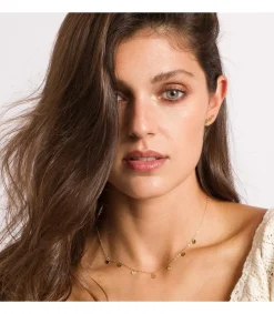 Collar Mujer Chapitas Oro Amarillo 18K 40 Cm<Alda Joyeros Clearance
