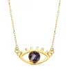 Collar Ojo Turco Oro Amarillo 18K Amatista<Alda Joyeros Clearance