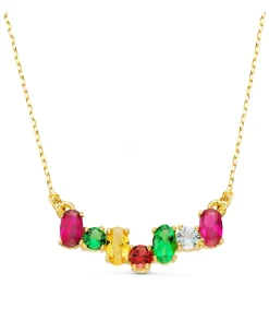 Collar Piedras Multicolor Oro Amarillo 18K<Alda Joyeros Store