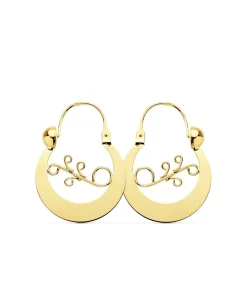 Criollas Canarias Oro Amarillo 18 K 24 Mm<Alda Joyeros Cheap