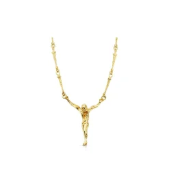 Cristo De Dali Cadena De Clavos Oro 18 K 50 Cm<Alda Joyeros Best Sale