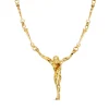 Cristo De Dali 32Mm Oro 18K Cadena De Clavos<Alda Joyeros Online