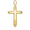 Cruz Calada Oro Amarillo 18 K<Alda Joyeros Hot