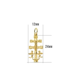 Cruz Caravaca Pequena Oro 18K 24 Mm<Alda Joyeros Hot