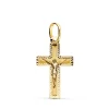 Cruz Con Cristo Oro 18K 23Mm Tallada<Alda Joyeros Sale