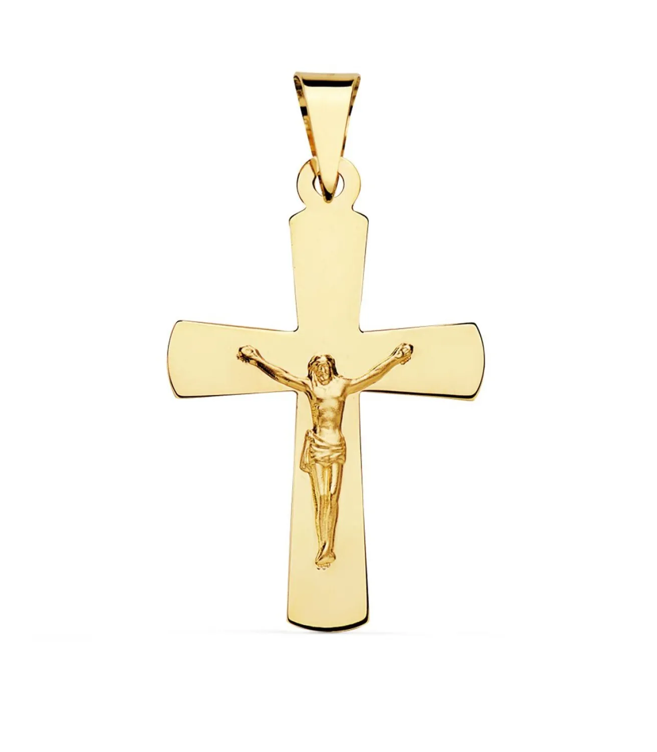 Cruz Cristiana Jesus Oro Amarillo 18K 34Mm<Alda Joyeros Sale