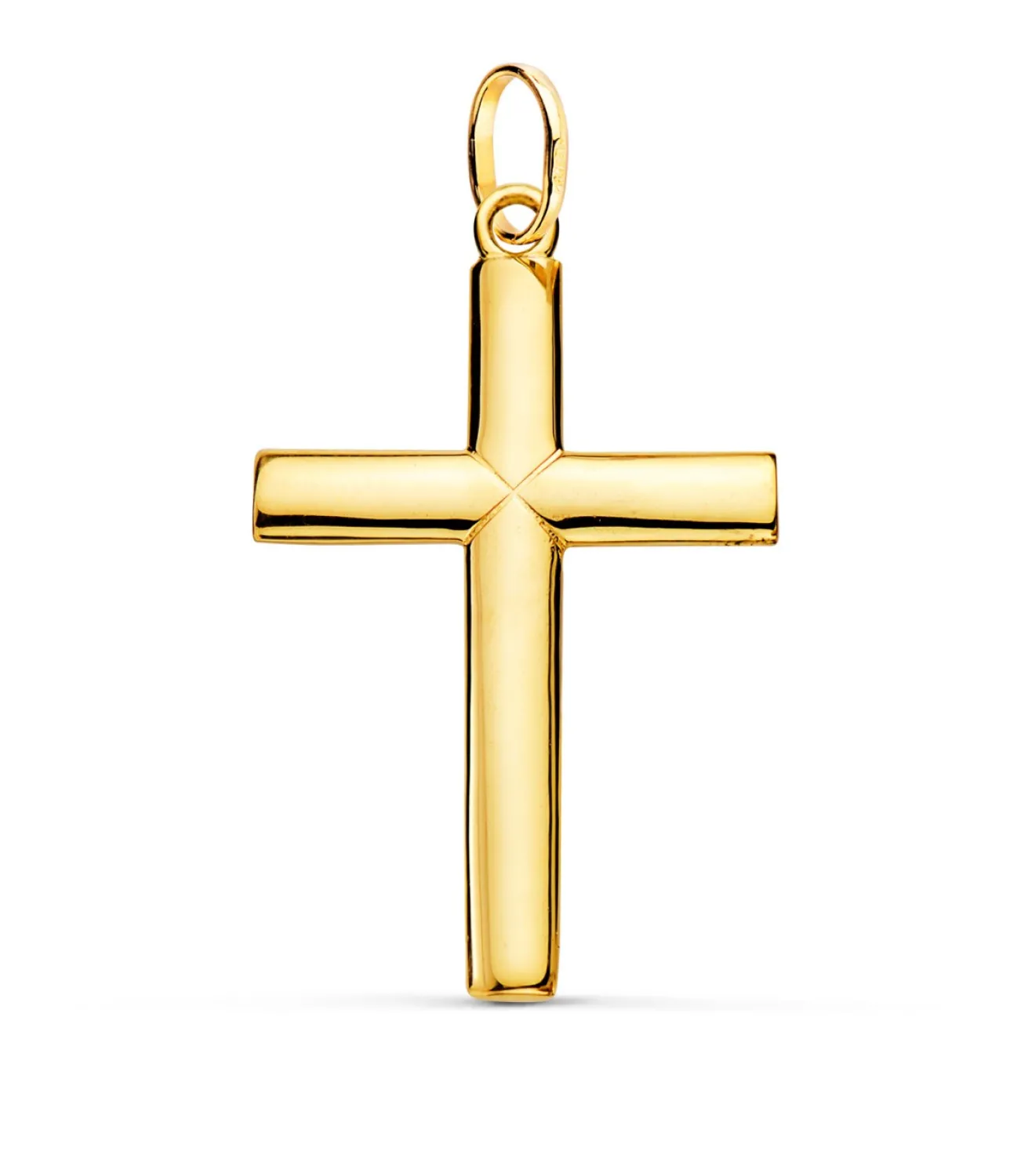 Cruz Cristiana Oro 18K Maciza 38Mm<Alda Joyeros Fashion