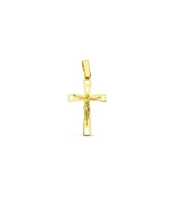 Cruz Cristo Calada 18 Ktes<Alda Joyeros Flash Sale