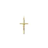 Cruz Cristo Hueca 18 Ktes 23Mm<Alda Joyeros Best Sale