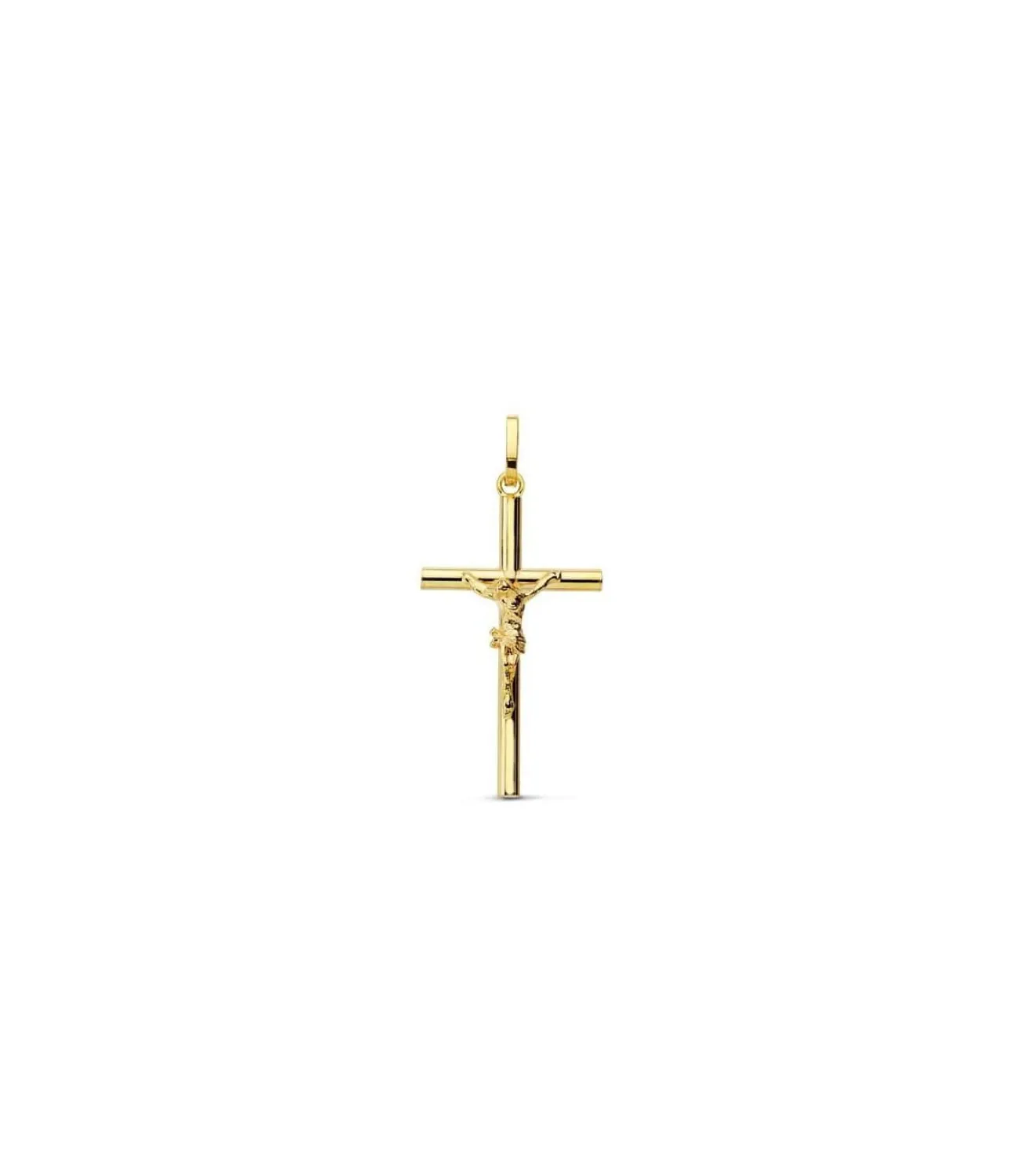 Cruz Cristo Hueca 18 Ktes 23Mm<Alda Joyeros Best Sale