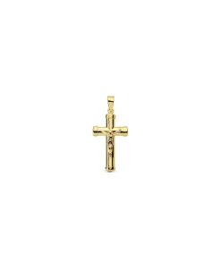 Cruz Cristo Lisa 18 Ktes 22Mm<Alda Joyeros Discount