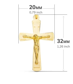 Cruz Cristo Oro Amarillo 18K 32 Mm<Alda Joyeros Fashion