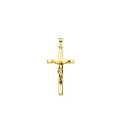 Cruz Cristo Palo Rectangular 18 Ktes 29 Mm<Alda Joyeros Discount