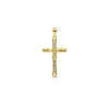 Cruz Cristo Palo Redondo 18 Ktes 25 Mm<Alda Joyeros Shop
