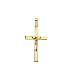 Cruz Cristo Plana 18 Ktes 29Mm<Alda Joyeros Cheap