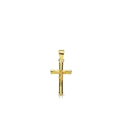 Cruz Cristo Redonda 18 Ktes<Alda Joyeros Cheap