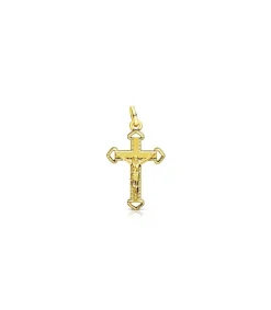 Cruz Cristo Tallada 18 Ktes<Alda Joyeros Outlet